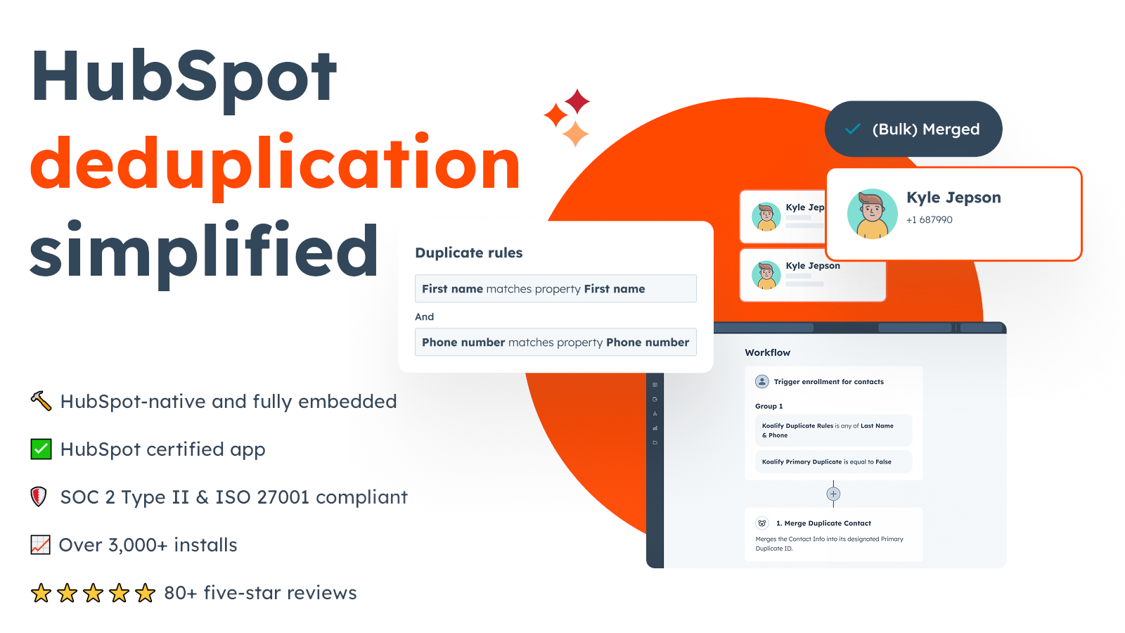 HubSpot deduplication simplified.